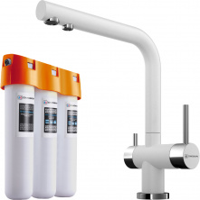 Комплект Omoikiri Nagano WH с фильтром Pure Drop Lite 4054.8028 для кухни, белый