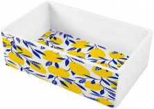 Мойка кухонная Omoikiri Mikura 76 Lemon 4993020 Natceramic, белый