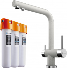 Комплект Omoikiri Nagano EV с фильтром Pure Drop Lite 4065.8028 для кухни, эверест