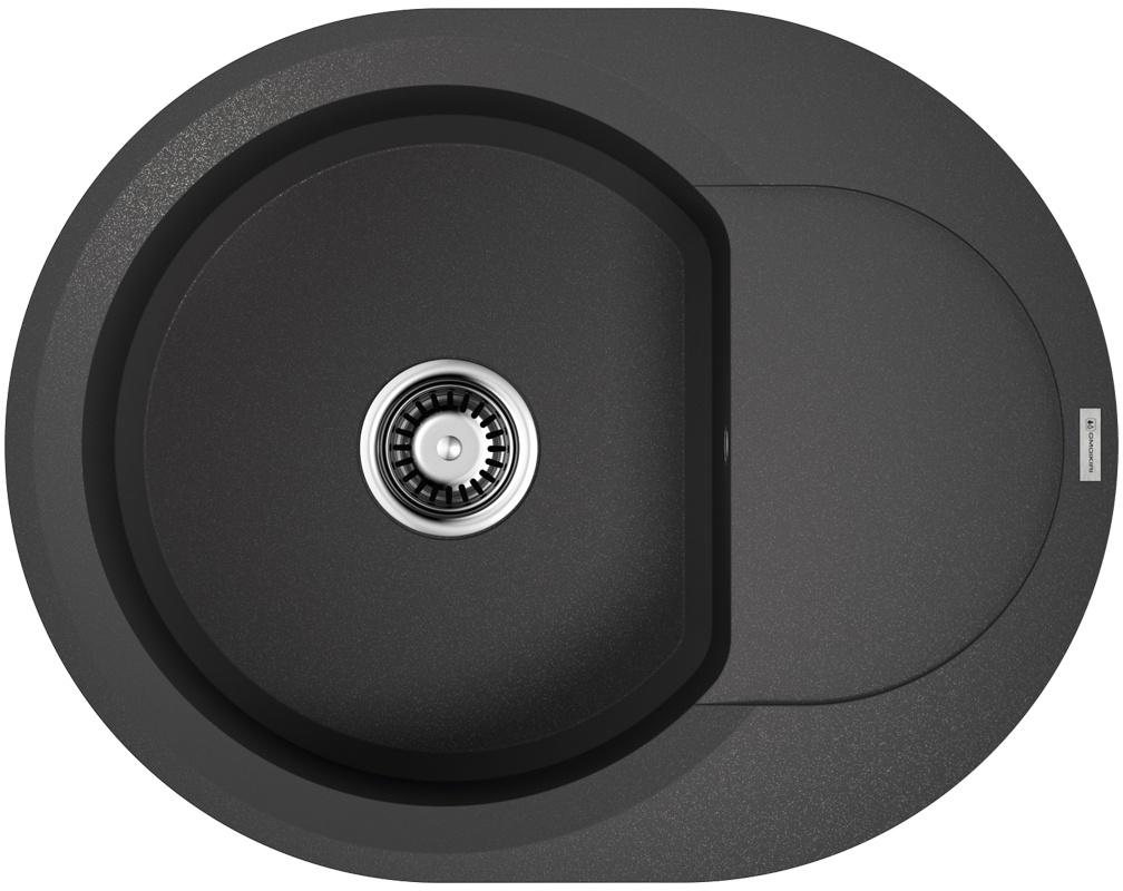 Мойка кухонная Omoikiri Sakaime 60E BL 4993120 Tetogranit, черный