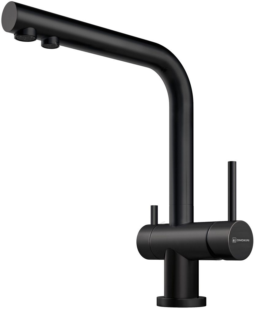 Смеситель Omoikiri Nagano GB 4994284 для кухонной мойки, графит