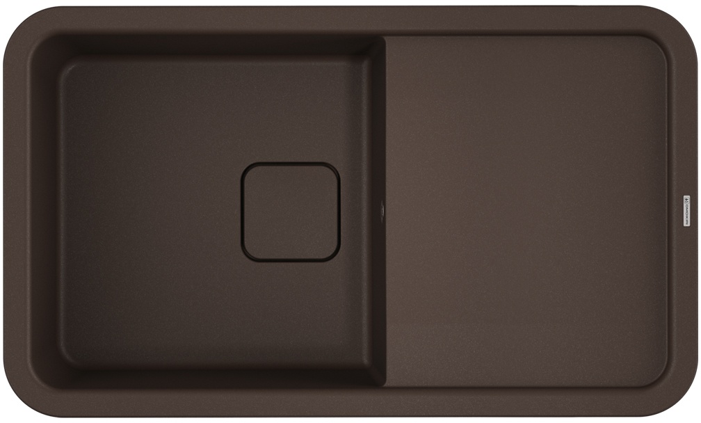 Мойка кухонная Omoikiri Tasogare 86 DC 4993468 Artgranit, темный шоколад