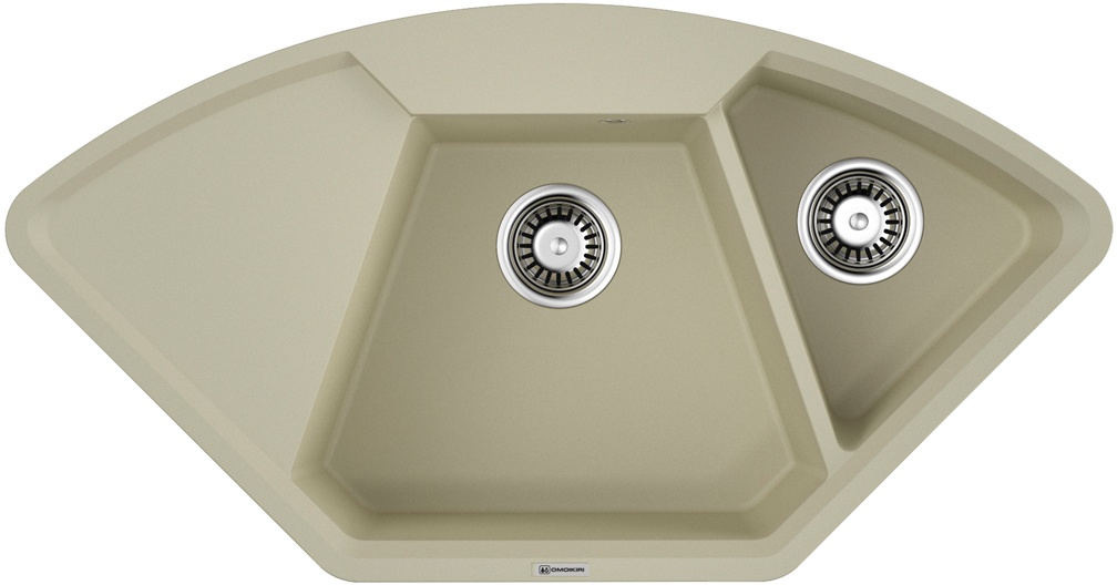 Мойка кухонная Omoikiri Yonaka 98-C BE 4993710 Artgranit, ваниль