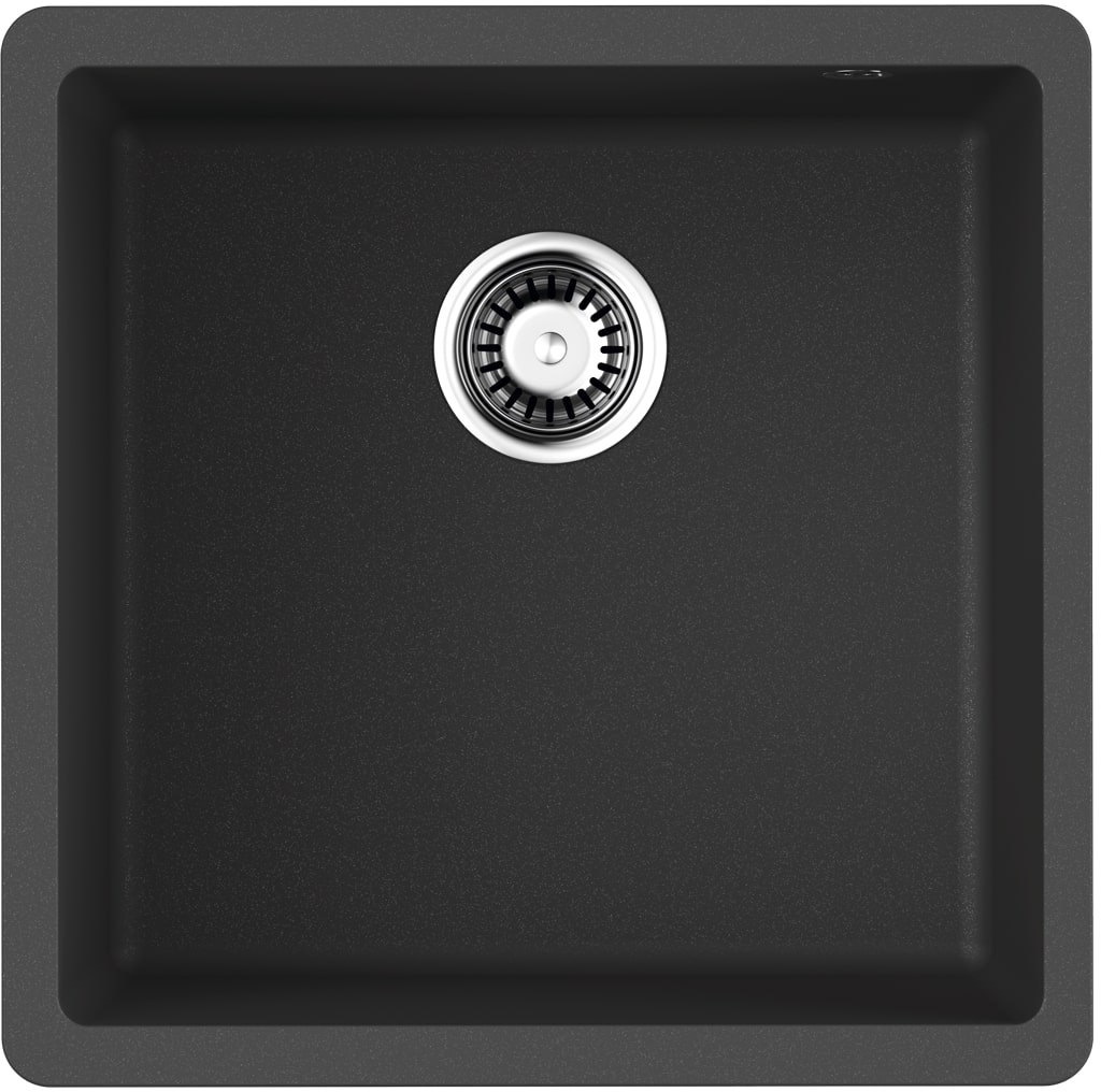 Мойка кухонная Omoikiri Bosen 44-U BL 4993595 Tetogranit, черный