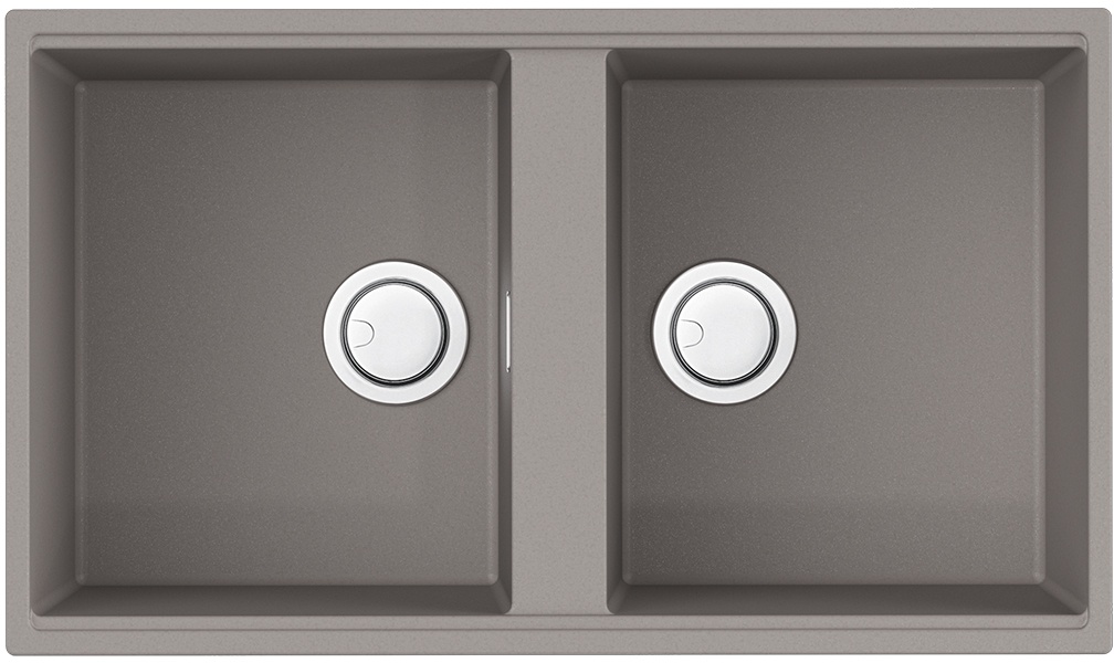 Мойка кухонная Omoikiri Kitagawa 83-2-U GR 4993810 Artceramic, leningrad grey