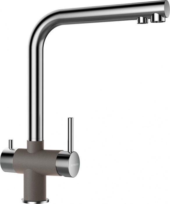 Смеситель Vitus  710610 для кухонной мойки, серебристый камень