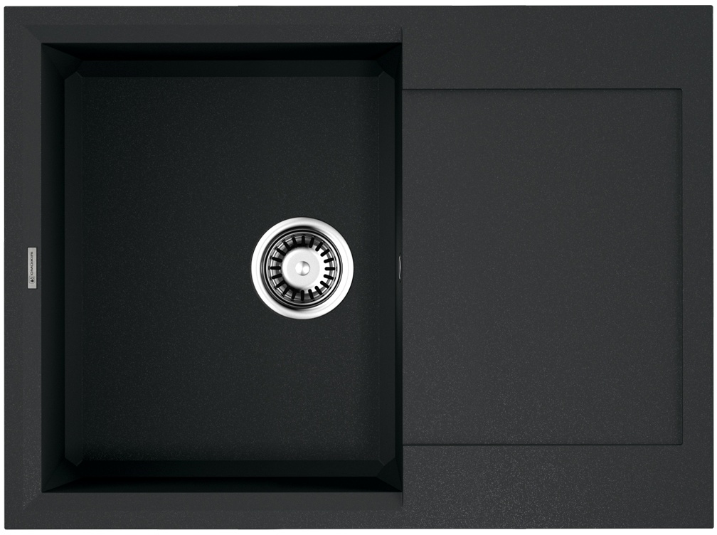 Мойка кухонная Omoikiri Sakaime 68 BL 4993108 Tetogranit, черный