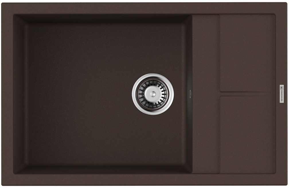 Мойка кухонная Omoikiri Sumi 78-LB DC 4993723 Tetogranit, темный шоколад