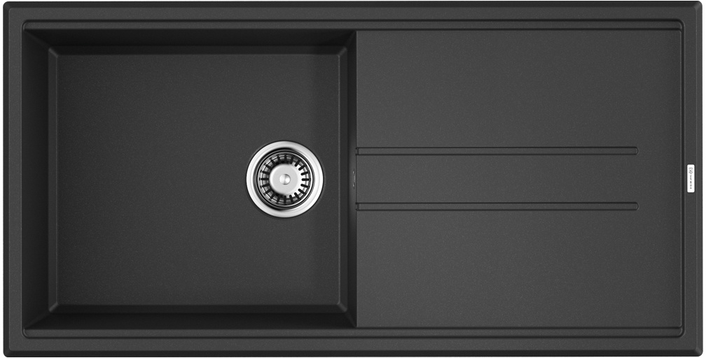 Мойка кухонная Omoikiri Tedori 100 BL 4993916 Tetogranit, черный
