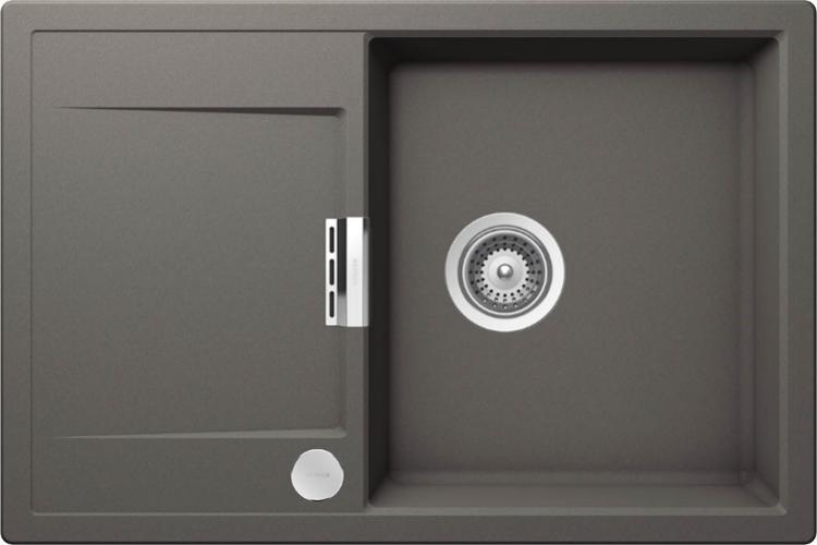 Мойка кухонная Schock Eton 50D 700973 Cristadur, серебристый камень