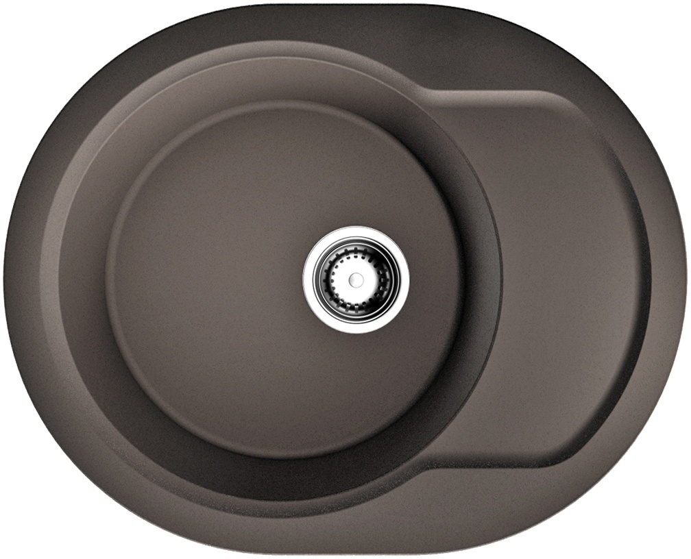 Мойка кухонная Omoikiri Manmaru 62 DC 4993354 Artgranit, темный шоколад
