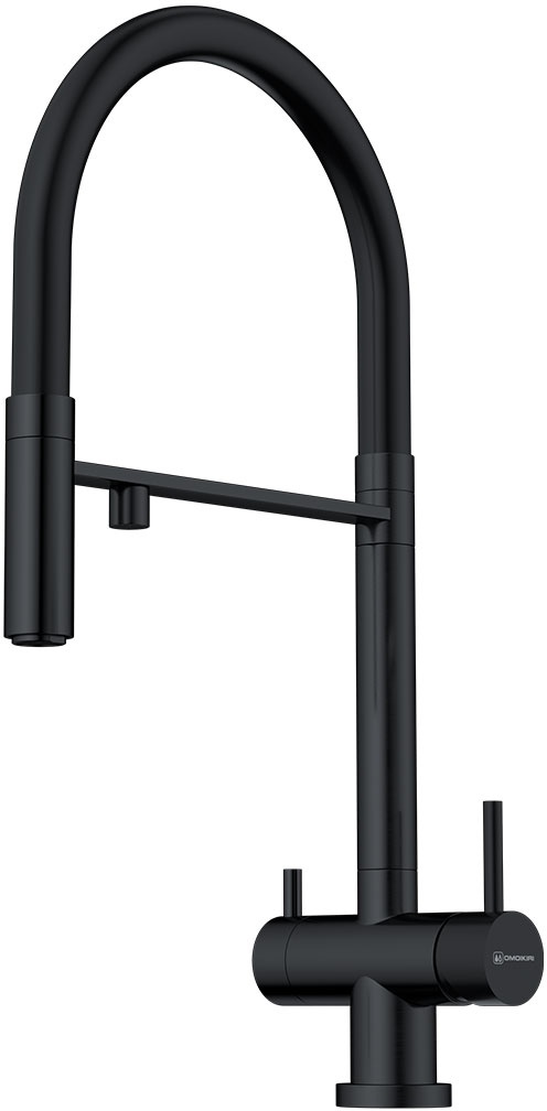 Смеситель Omoikiri Kanto GB 4994356 для кухонной мойки, графит