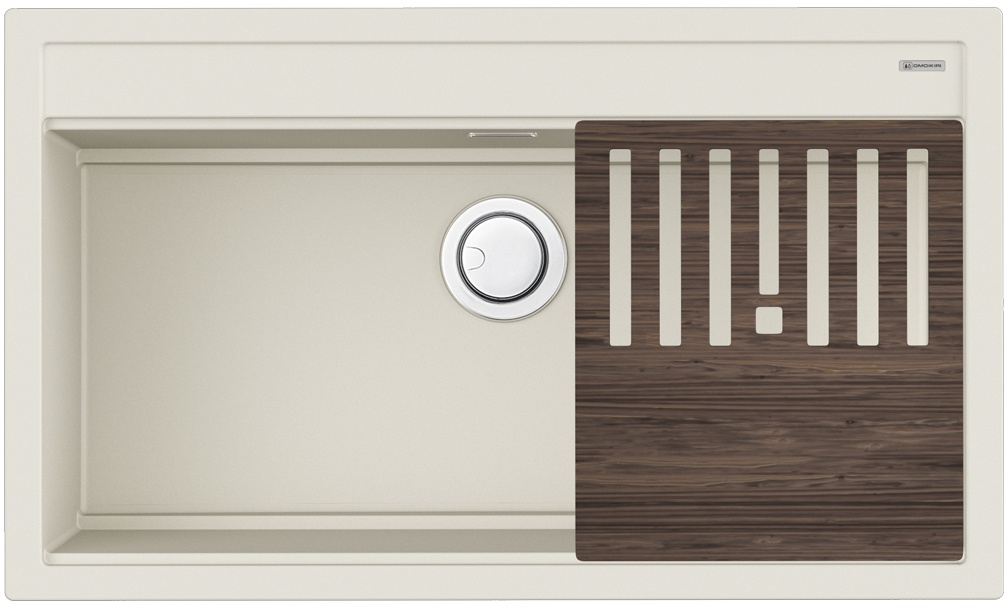 Мойка кухонная Omoikiri Kitagawa 86-LB WH 4993795 Artceramic, белый