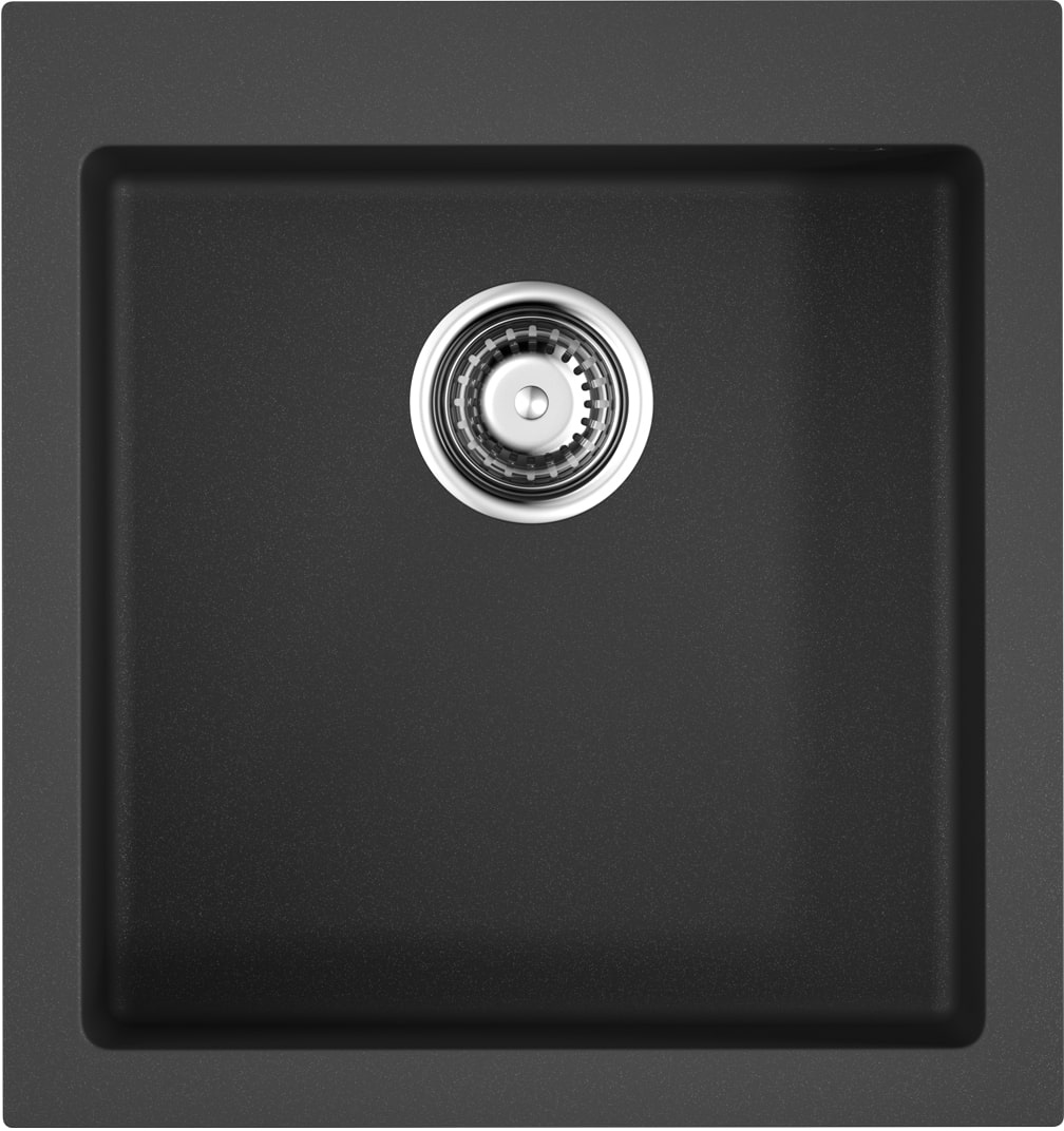 Мойка кухонная Omoikiri Bosen 47 BL 4993586 Tetogranit, черный