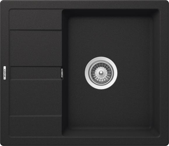 Мойка кухонная Schock Optima 45D 700786 Cristalite, оникс