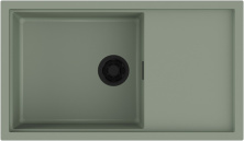 Мойка кухонная Omoikiri Sintesi 86 WG 4997133 Artceramic, wind green