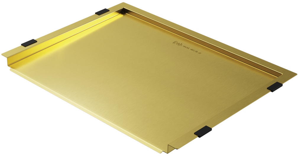 Оборачиваемое съемное крыло Omoikiri RE-01 LG 4999017 для кухонной мойки, светлое золото
