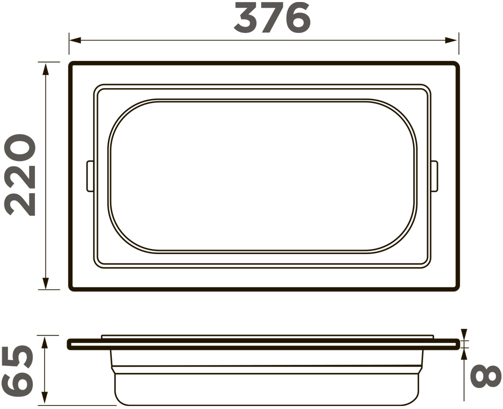 Контейнер Omoikiri DC-03-1 LG 4999083 для кухонной мойки, светлое золото