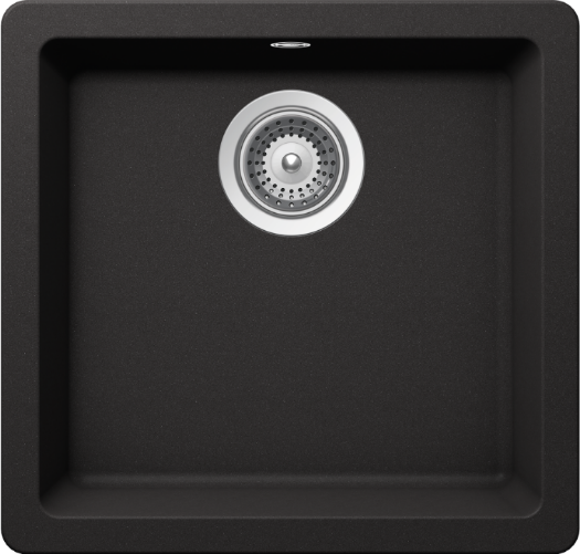 Мойка кухонная Schock Quadro 50 701046 Cristalite, неро