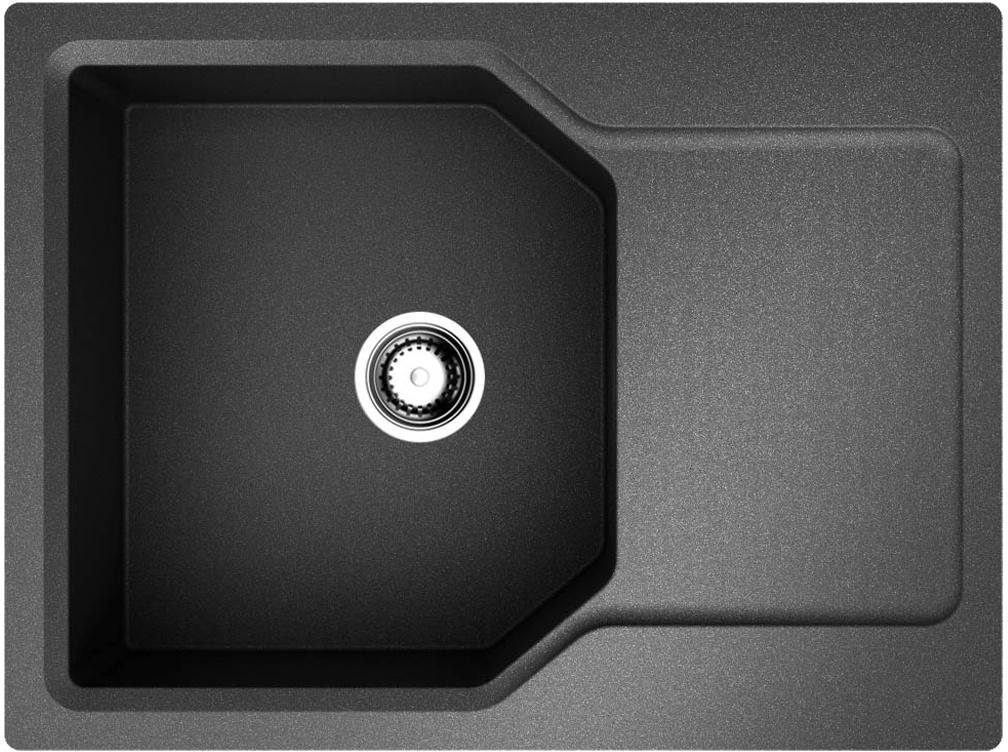 Мойка кухонная Omoikiri Yonaka 65 BL 4993348 Artgranit, черный